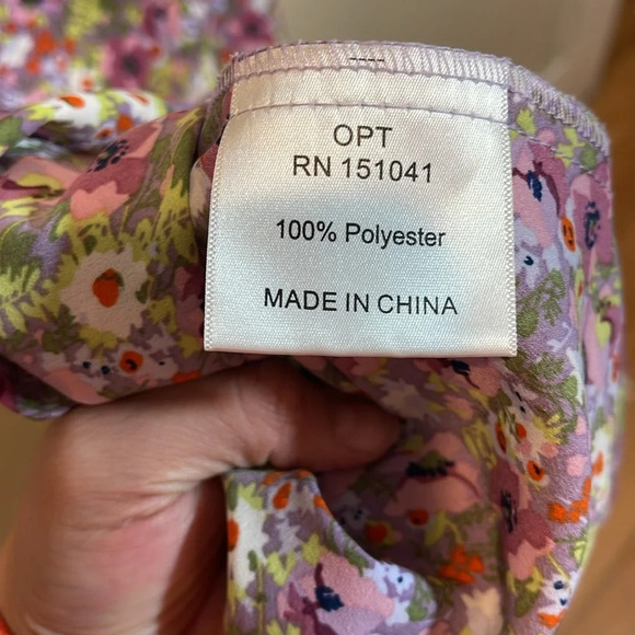 O.p.t Floral Milkmaid Dress size medium - Picture 6 of 7